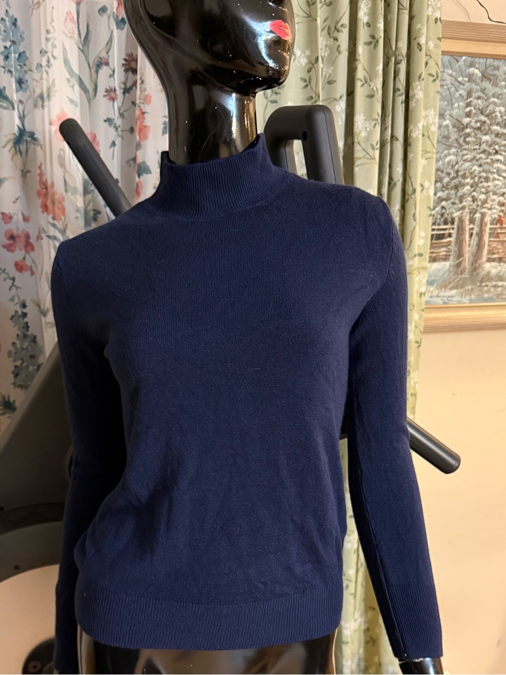 Universal Thread Navy Mock Turtleneck Sweater